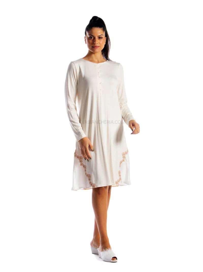 Camicia Lunga Donna RUBINO 8340 Tata