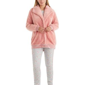 Completo pigiama Pigiama + Vestaglia Donna N12663 Promise