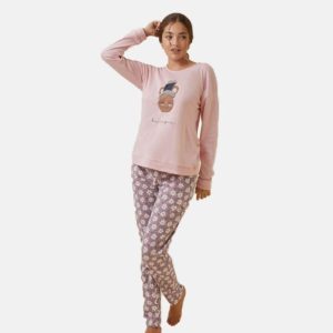 Completo pigiama Pigiama + Vestaglia Donna N14523 Promise