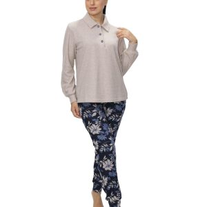 Pigiama Serafino Donna D2573 Amadine