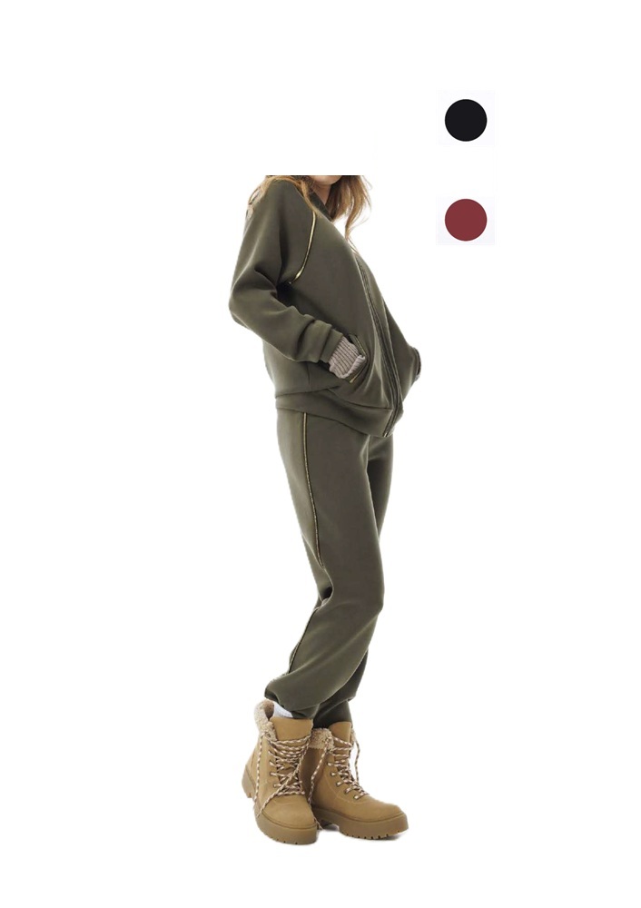 Amadine D2950 Tuta donna con zip
e profili