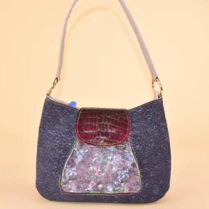 Roots Bag - Borsa a spalla in pelle patchwork