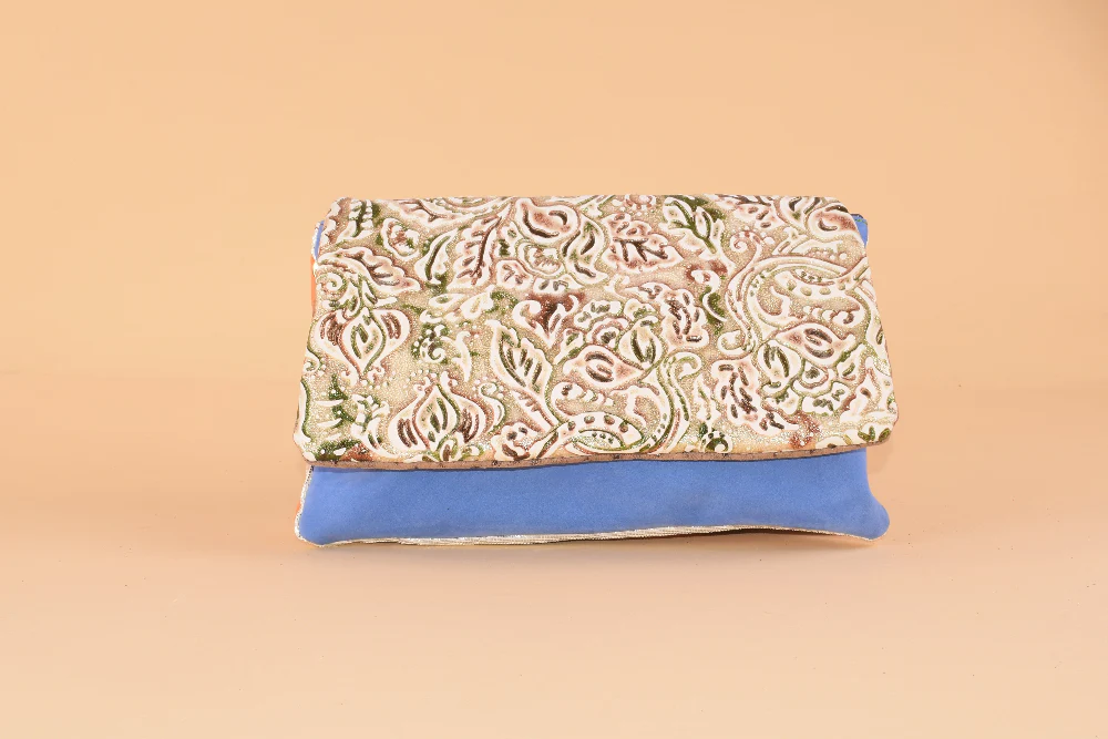 Maxi Surf & Turf - Maxi Pochette in pelle patchwork - immagine 2