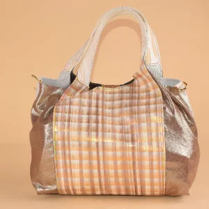 Skyfall bag - Borsa a spalla in pelle patchwork