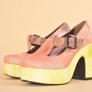 Let's dance - Mary Jane Platform anni '70 con tacco largo