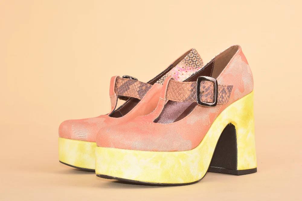 Let's dance - Mary Jane Platform anni '70 con tacco largo