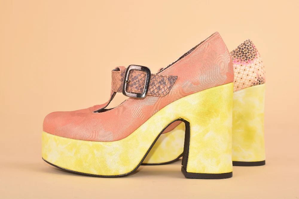 Let's dance - Mary Jane Platform anni '70 con tacco largo - immagine 4