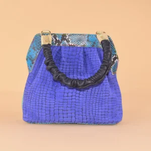 Sage Bag - Borsa a mano in pelle pacthwork