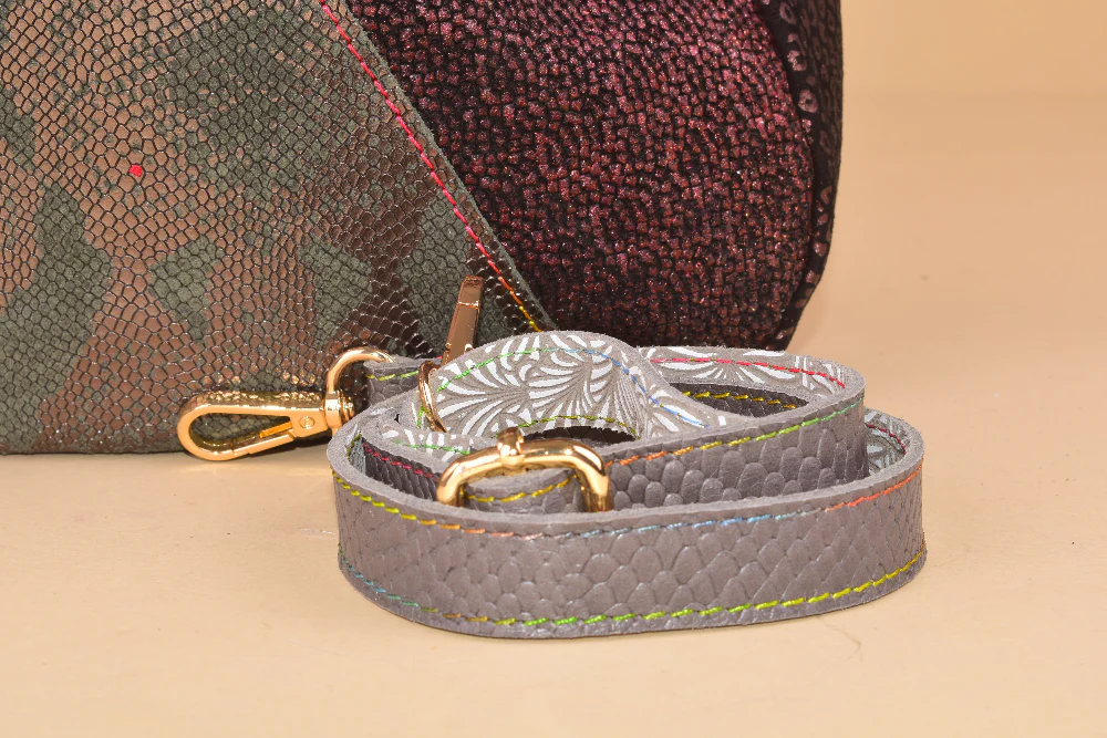 Nature's Therapy - Shopper in pelle patchwork - immagine 7