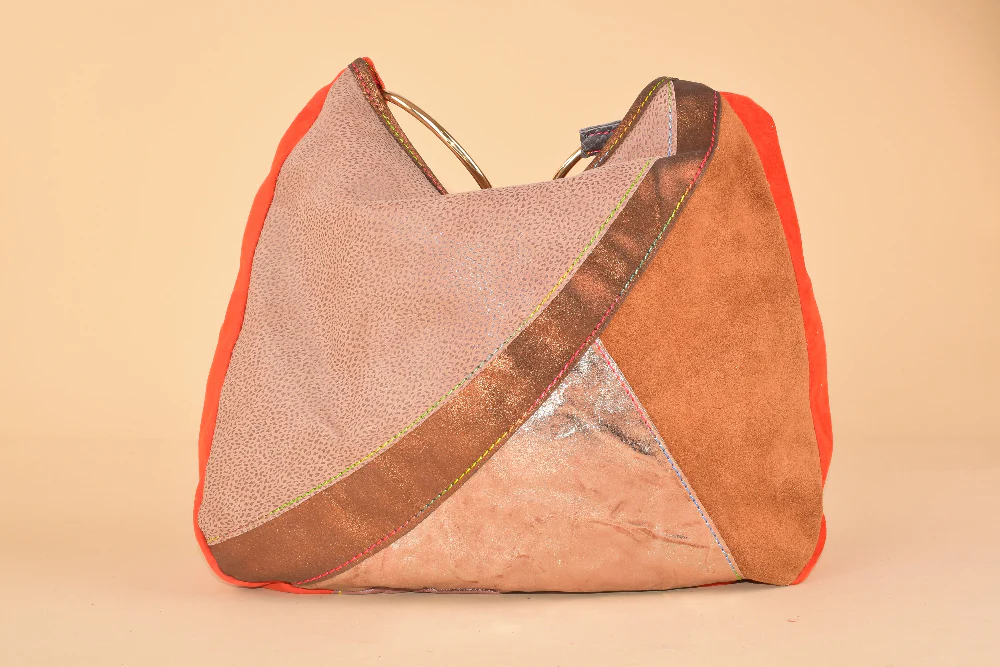 Nature's Therapy - Shopper in pelle patchwork - immagine 2