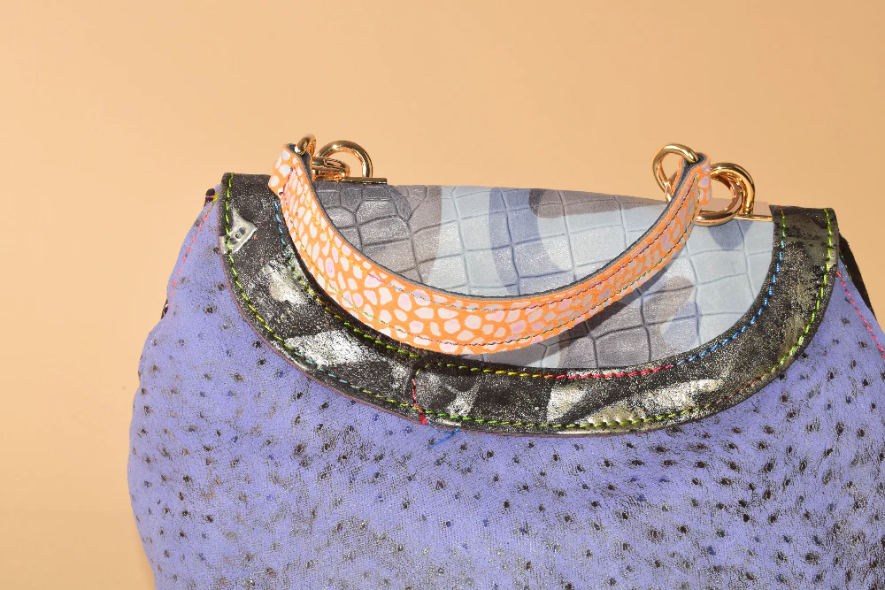 Breath Bag - Borsa in pelle con frange - immagine 6