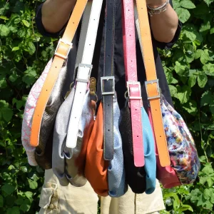 Hot Chock Bag - Borsa a tracolla in pelle patchwork