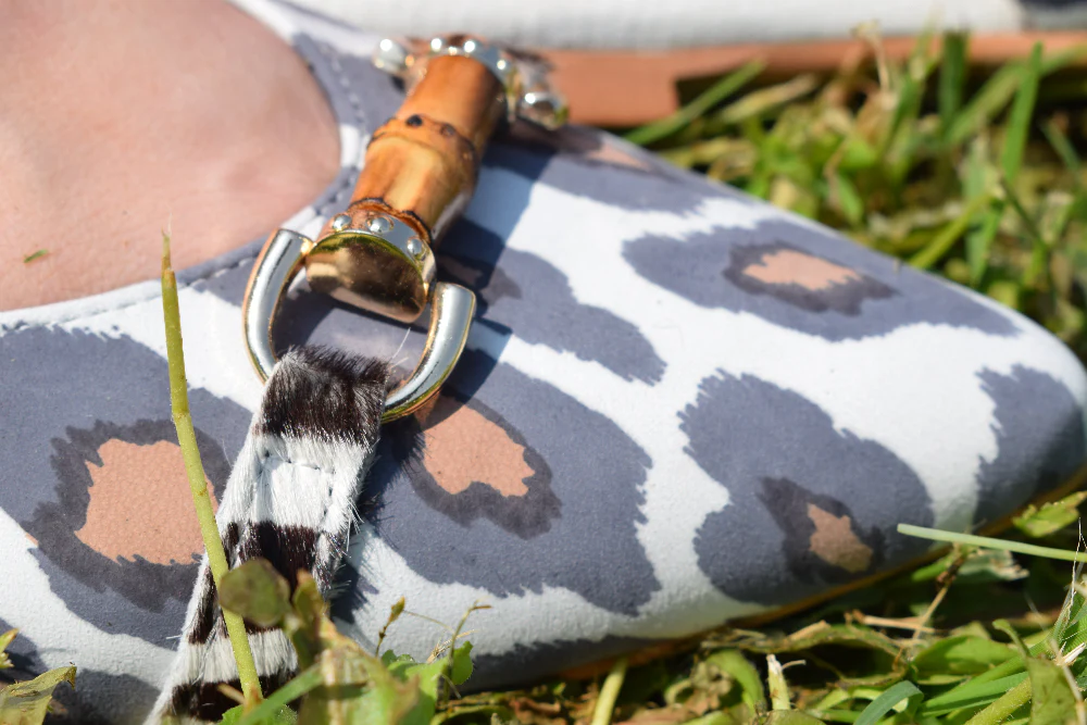 Bamboo Town - Slingback in pelle patchwork - immagine 3