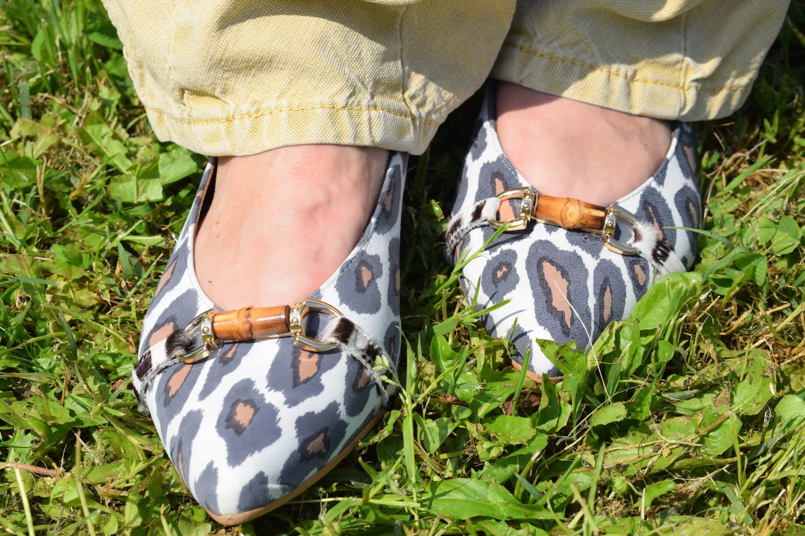 Bamboo Town - Slingback in pelle patchwork - immagine 7