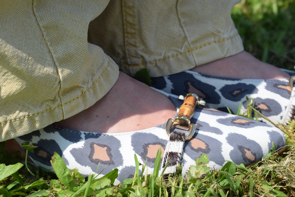 Bamboo Town - Slingback in pelle patchwork - immagine 8