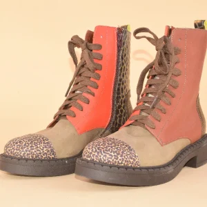 Cybro Biker - Anfibio in pelle patchwork