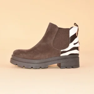 Tano - Stivaletto in pelle patchwork