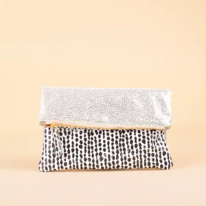 Minilie - Pochette in pelle patchwork