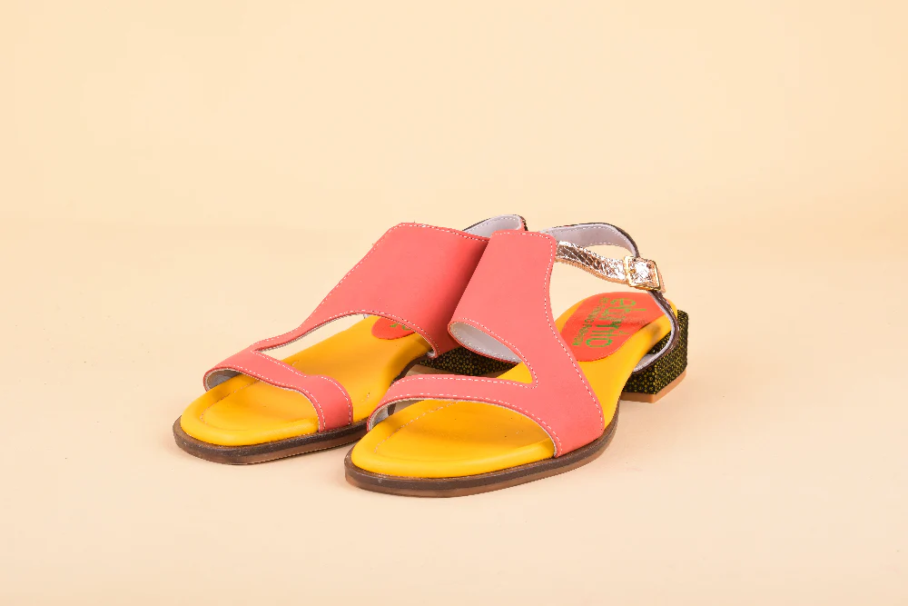 Erice T30 - Sandalo in pelle patchwork - immagine 2