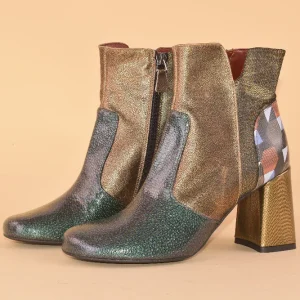 Technologic - Stivaletto con tacco in pelle