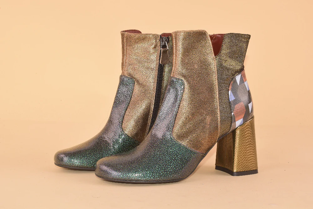 Technologic - Stivaletto con tacco in pelle