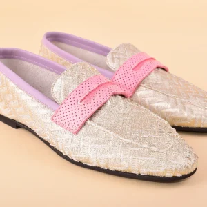 Tech Detox - Mocassino in pelle patchwork