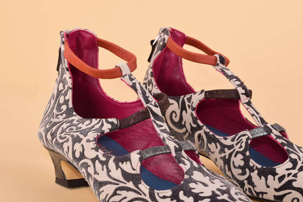 Chic Chips - Scarpe a punta in pelle con tacco 4cm - immagine 7