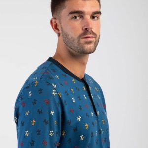 Pigiama Serafino Uomo VPRT92988 Perofil