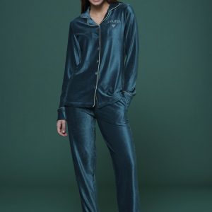 Noidinotte FA7964  Pigiama donna aperto ciniglia  m/l p/l.