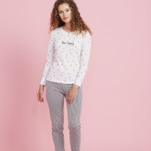 Noid&igrave;notte FA8093 Pigiama donna cotone m/l p/l.