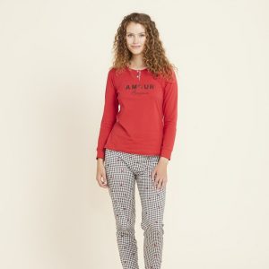 Noid&igrave;notte FA8094 Pigiama donna cotone m/l p/l.