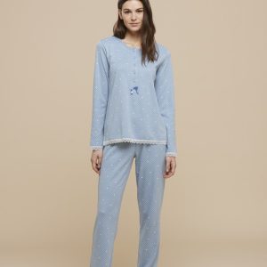 Noid&igrave;notte FA8332 Pigiama donna caldo cotone