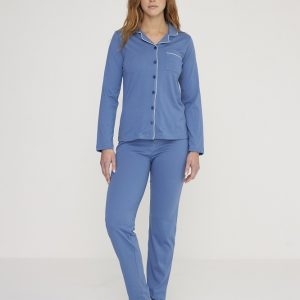 Noid&igrave;notte FA8903  Pigiama donna aperto caldo cotone