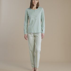 Noid&igrave;notte FA9007  Pigiama donna cotone m/l p/l