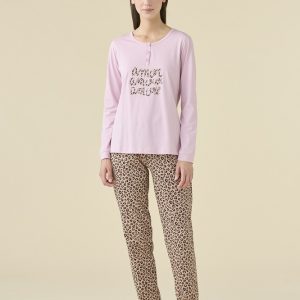 Noidìnotte FA9468  Pigiama donnaSerafino M/L P/L  cotone