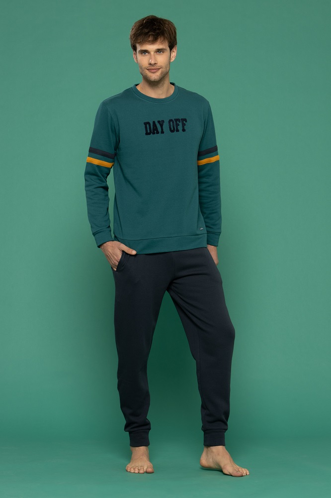 NOIDINOTTE PIGIAMA UOMO FC2371 BRANDON FELPA.