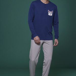 Noidinotte FC2538  Pigiama Uomo Bigghi caldo cotone.