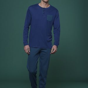 Noidinotte FC2544  Pigiama Uomo Pull Brush caldo cotone.