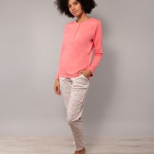 Verdissima HP11 Pigiama serafino, pantalone con polsino e tasche