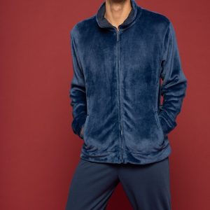 NOIDINOTTE GE2315 GIACCA UOMO BROOK CON ZIP IN CORAL FLEECE.