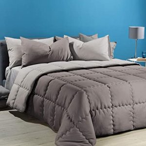 Caleffi  Modern Trapunta 
matrimoniale tinta unita 
double-face