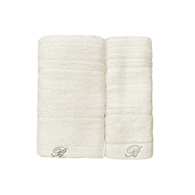 Asciugamani 1+1 Biancheria Samira 1+1 Blumarine Home - immagine 9