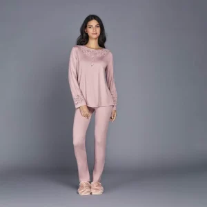 Pigiama Serafino Donna D2713 Amadine