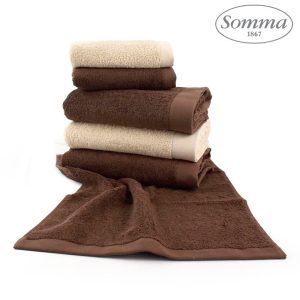 Somma Origami Set Asciugamano + Ospite in Spugna 600 Gr/mq