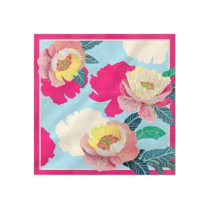 pareo 130x130 Donna 6546 Peony Emanuela Biffoli