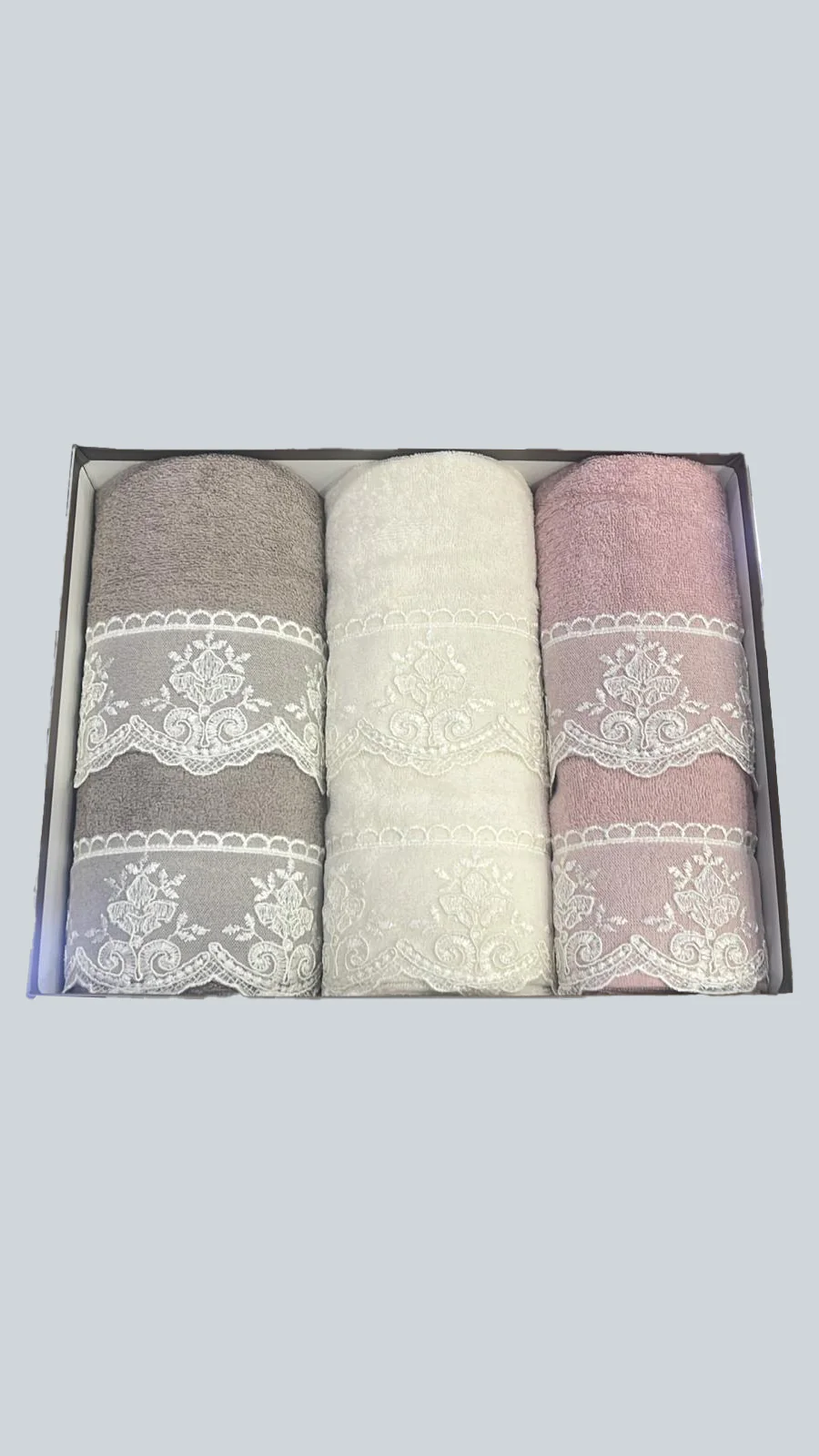 Asciugamano 3+3 Biancheria Ambra 3+3 Battaglia - immagine 3