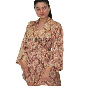 Kimono corto Donna ANDROMEDA ETNICO Filo D Angelo