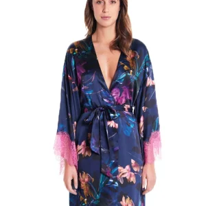 Kimono corto Donna VLST60547 Luna di Seta