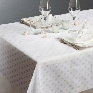 Tovaglia con tovaglioli Biancheria Damina Servizio Maestri Cotonieri