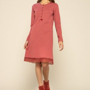 NOIDINOTTE CAMICIA DA NOTTE VIRGINIA LA2453 CALDO COTONE.